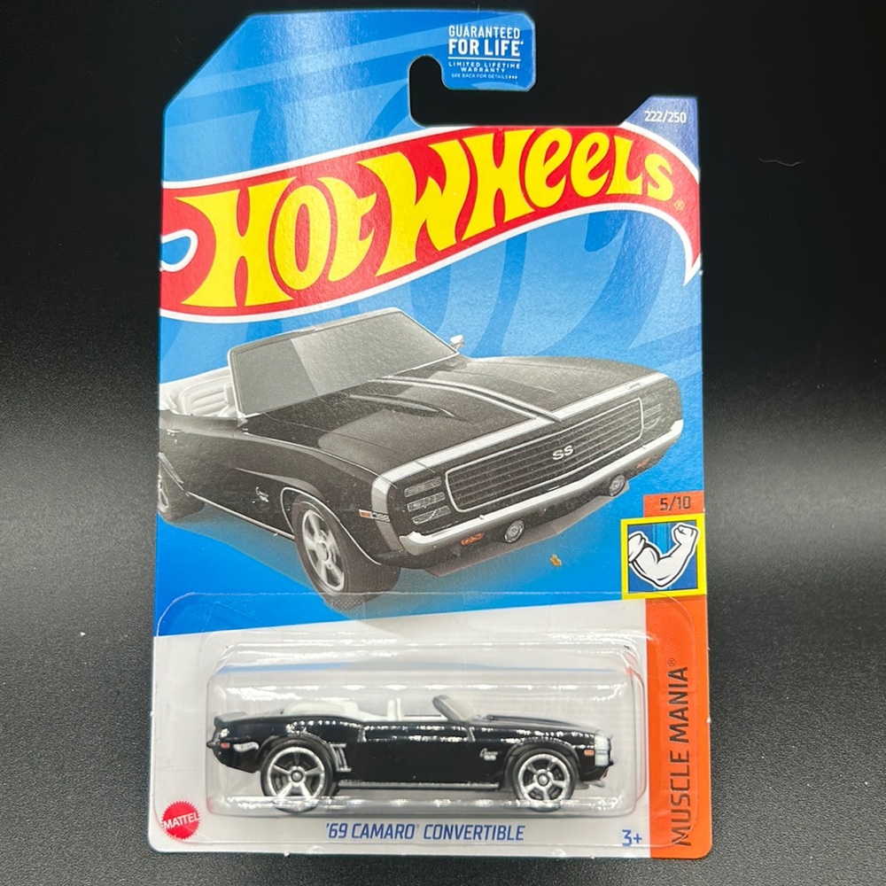 Mattel Hot Wheels 69 Camaro Convertible